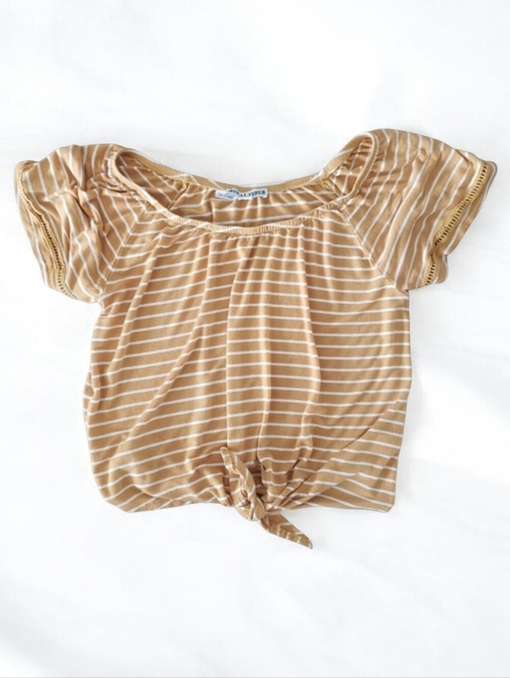 ⭐3/$25⭐ Moral Fiber Striped Short Sleeve C…